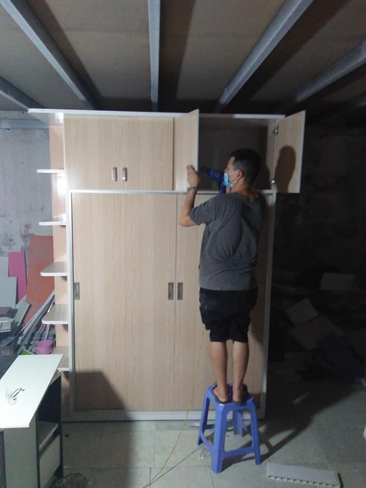 Tủ Quần Áo Cánh Trượt Nhựa Đài Loan - Mẫu Đặt 14